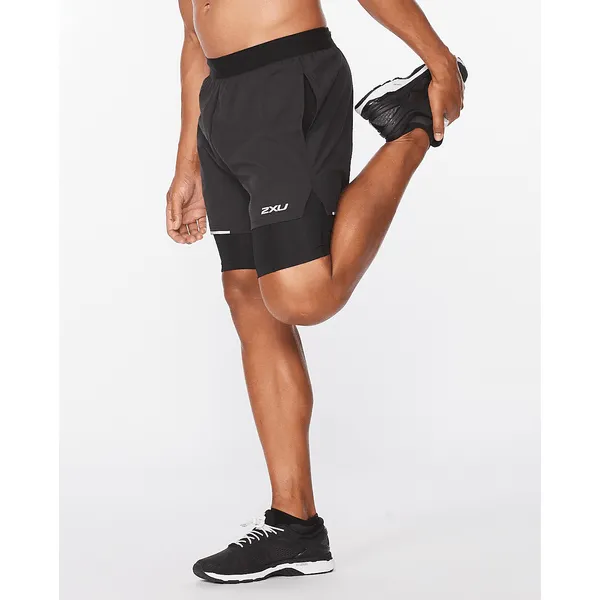 2XU Aero 2-in-1 5 Inch Shorts Mens