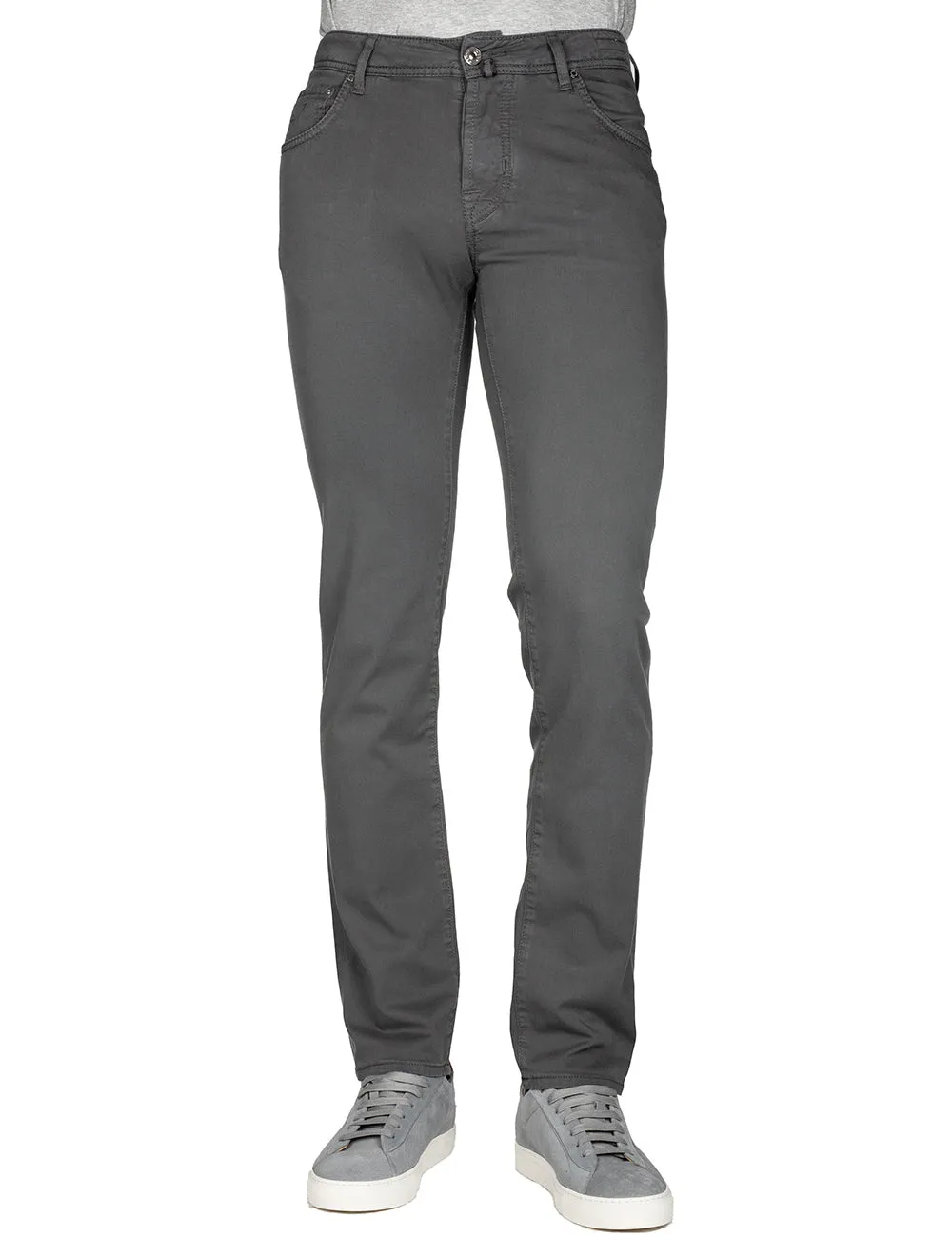 5 Pocket Nick Slim Jean Dark Grey