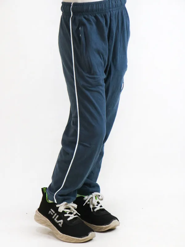 9Yrs - 14Yrs Persian Blue Jersey Trouser For Boys LF BT23