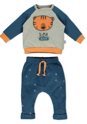 Bebetto Sweatshirt and Jogger Set Tiger (3mths-2yrs)