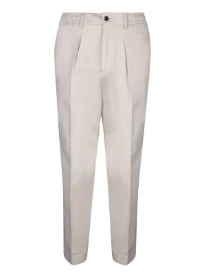 Beige Stretch Drill trousers