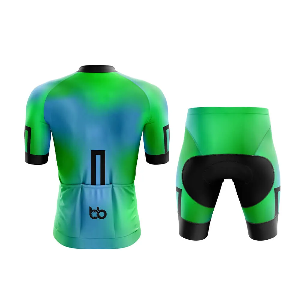 Bicycle Booth Prism (Blue-Green) Aero Cycling Kit