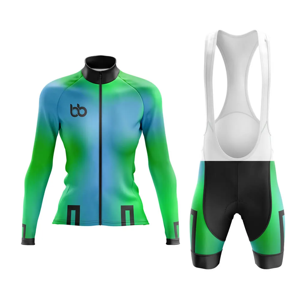 Bicycle Booth Prism (Blue-Green) Aero Cycling Kit