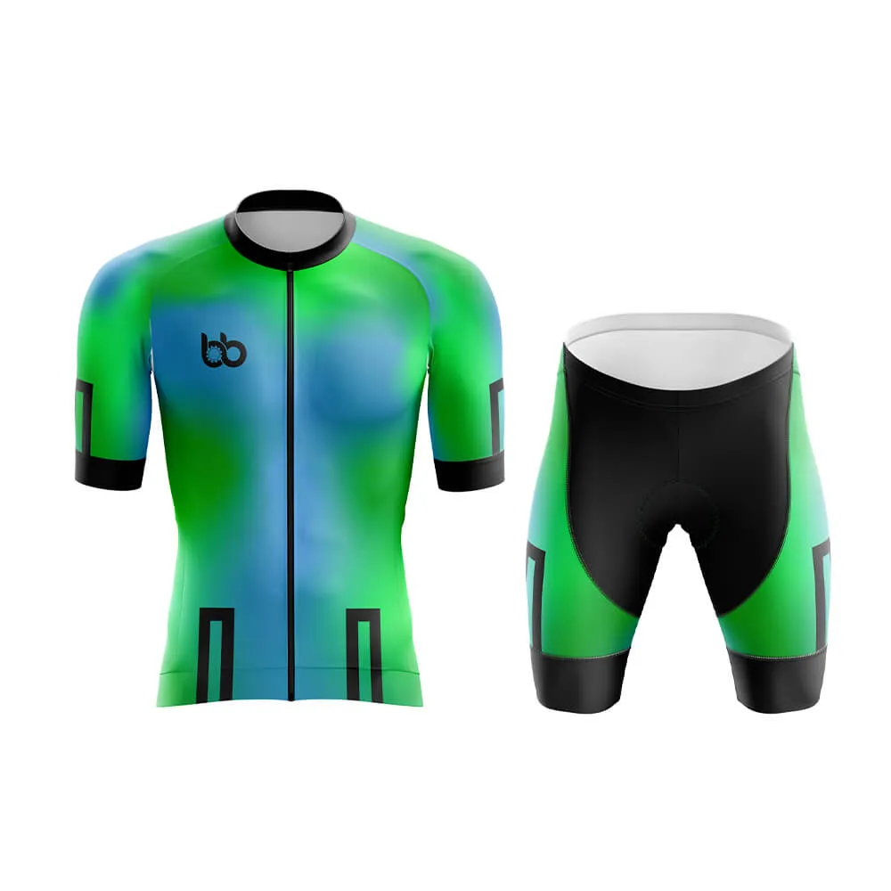 Bicycle Booth Prism (Blue-Green) Aero Cycling Kit