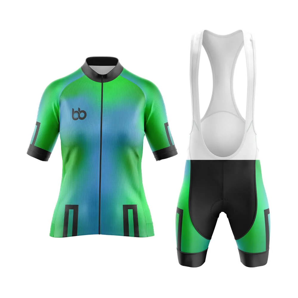 Bicycle Booth Prism (Blue-Green) Aero Cycling Kit