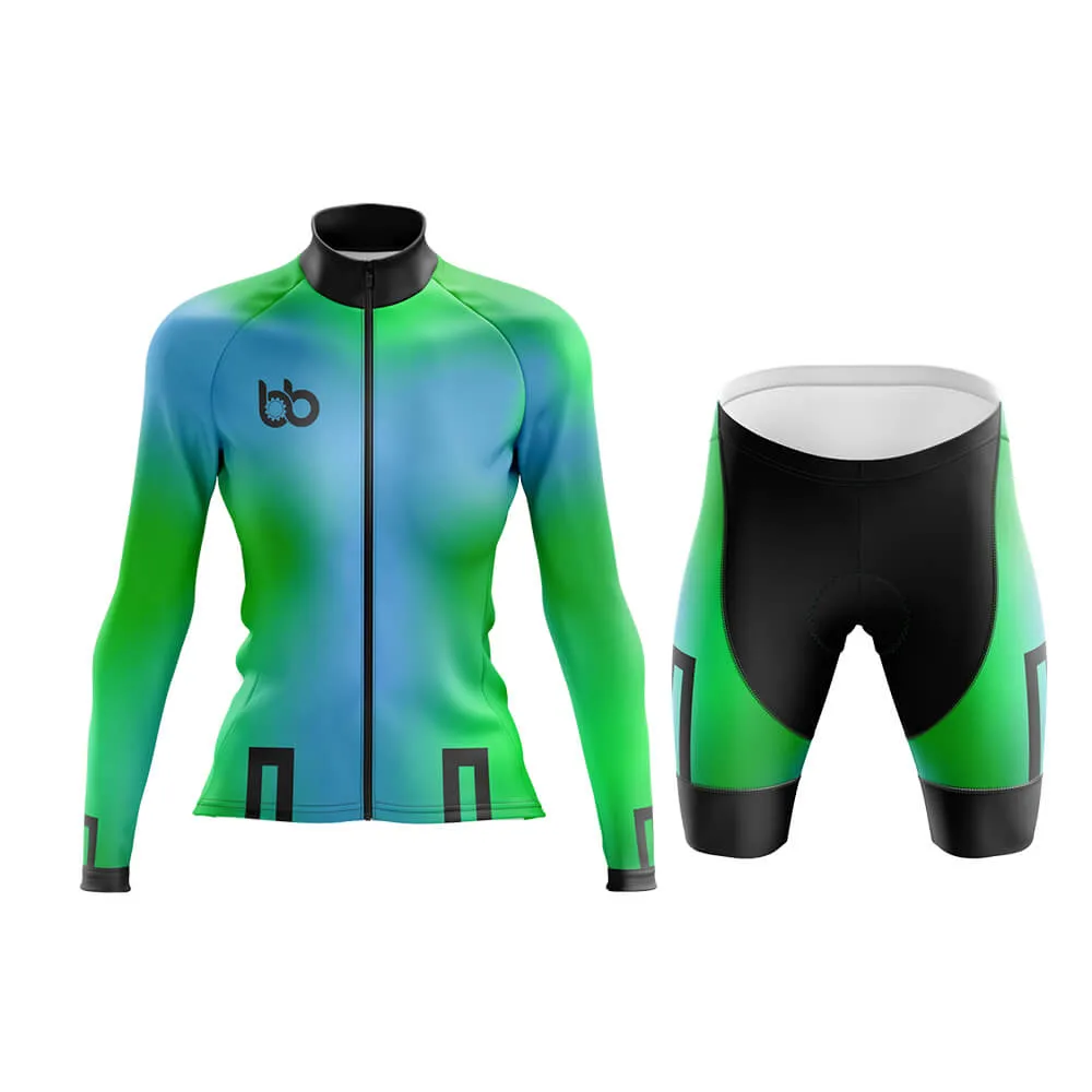 Bicycle Booth Prism (Blue-Green) Aero Cycling Kit