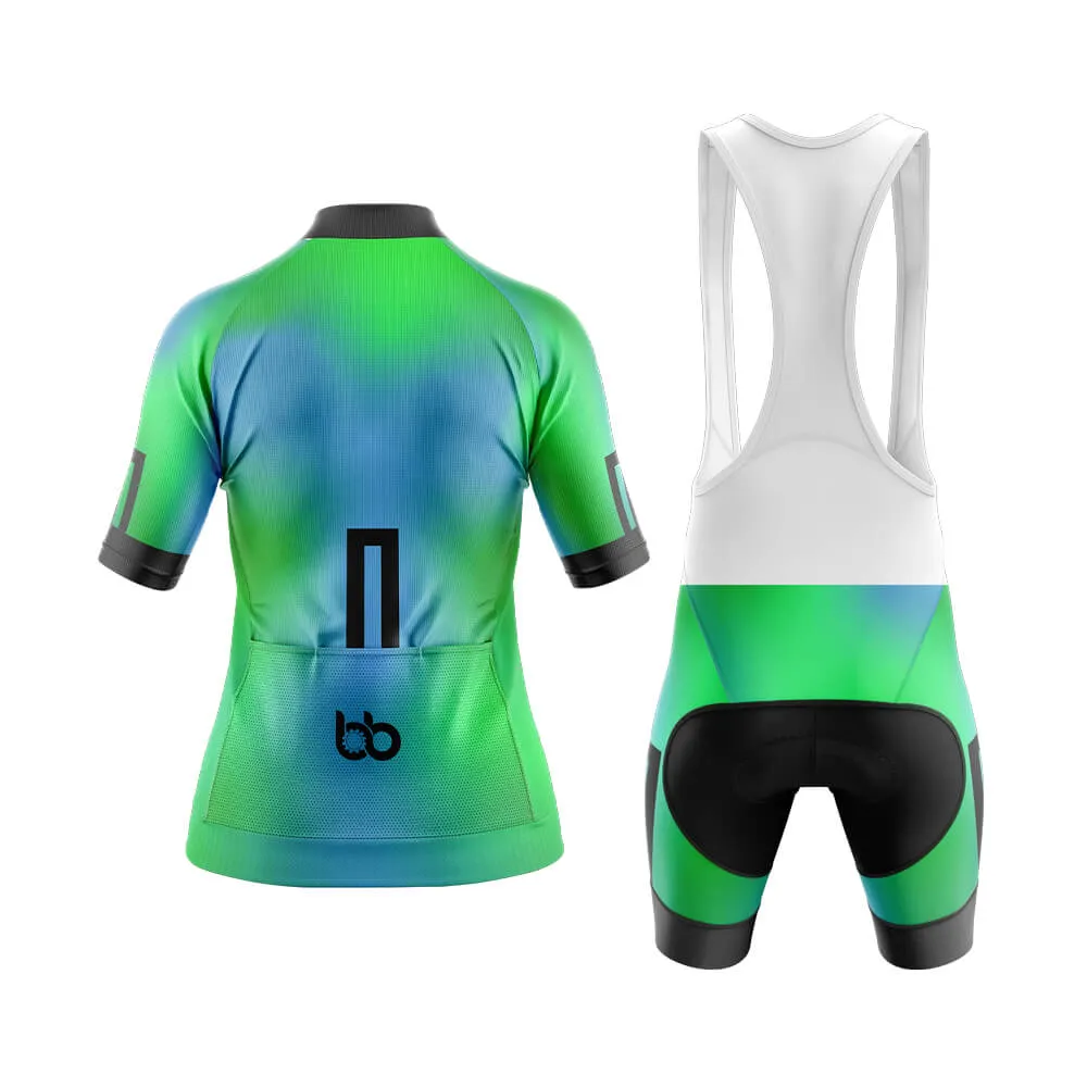 Bicycle Booth Prism (Blue-Green) Aero Cycling Kit