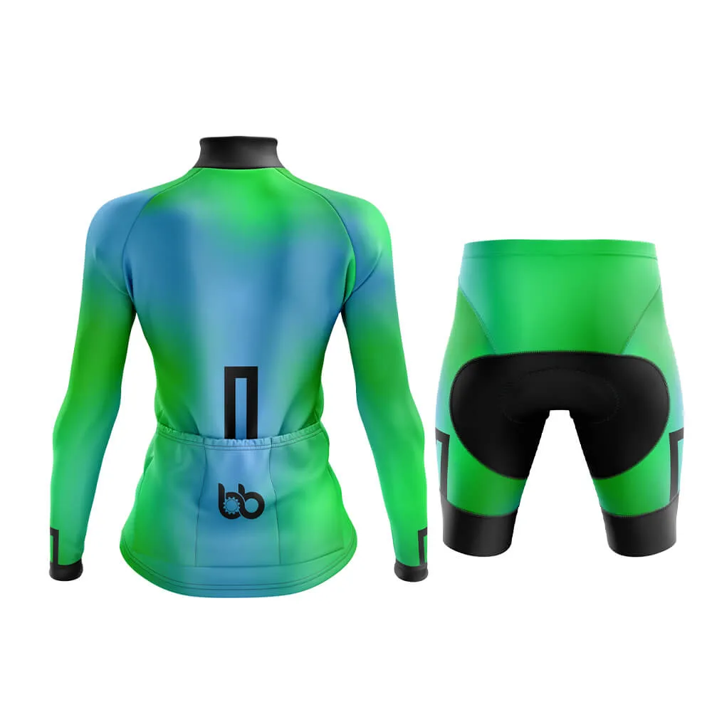 Bicycle Booth Prism (Blue-Green) Aero Cycling Kit