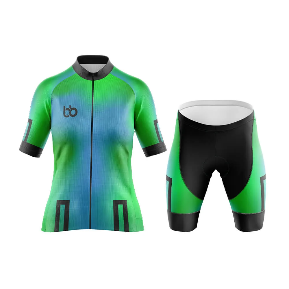 Bicycle Booth Prism (Blue-Green) Aero Cycling Kit