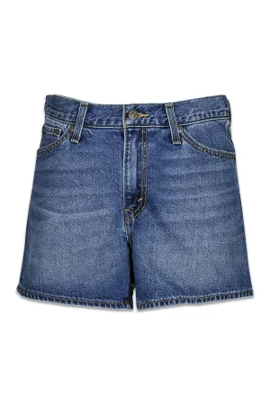 Blue 80s Mom Denim Shorts