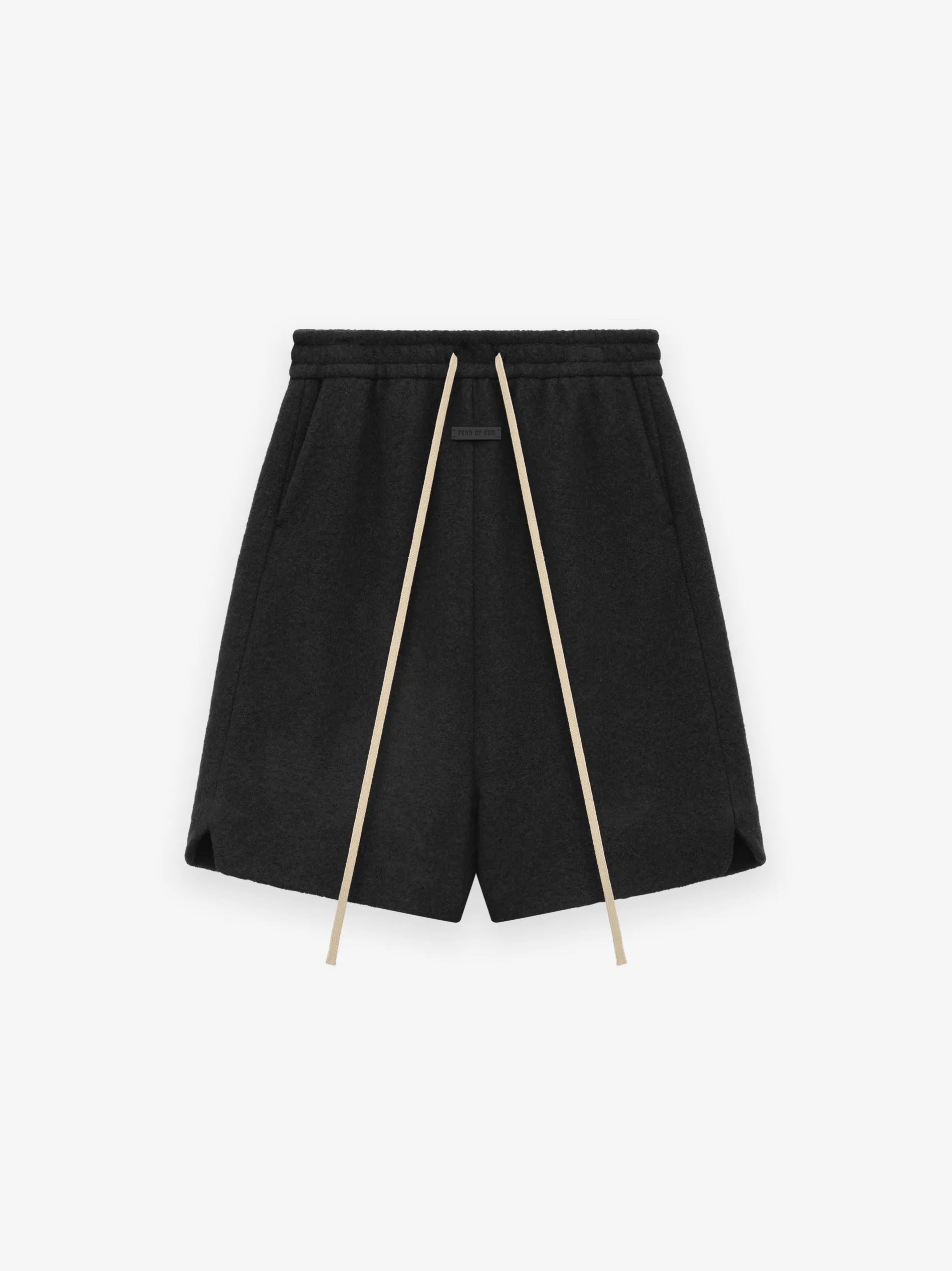 Boiled Wool Relaxed Shorts