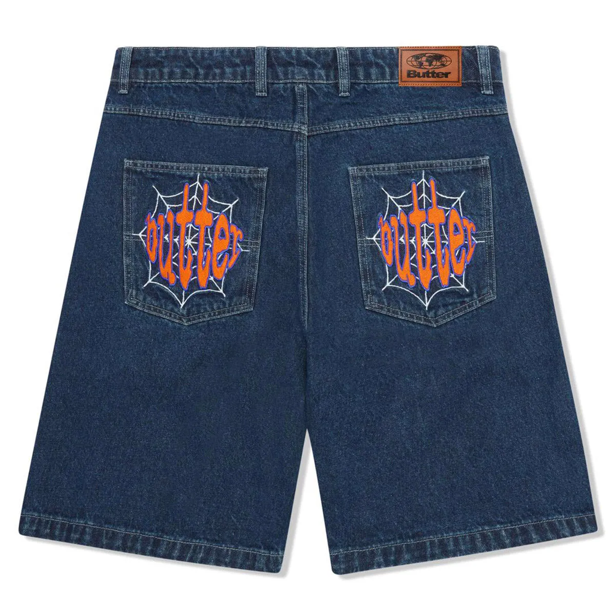 Butter Goods - Spider Denim Shorts Dark Indigo