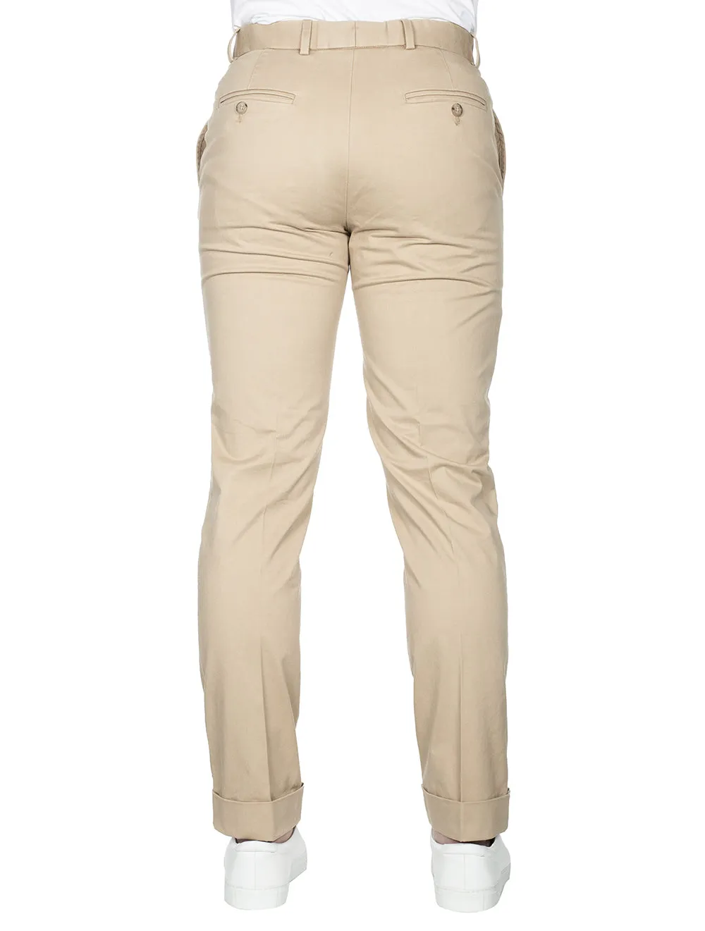 Cotton Stretch Chino Tan