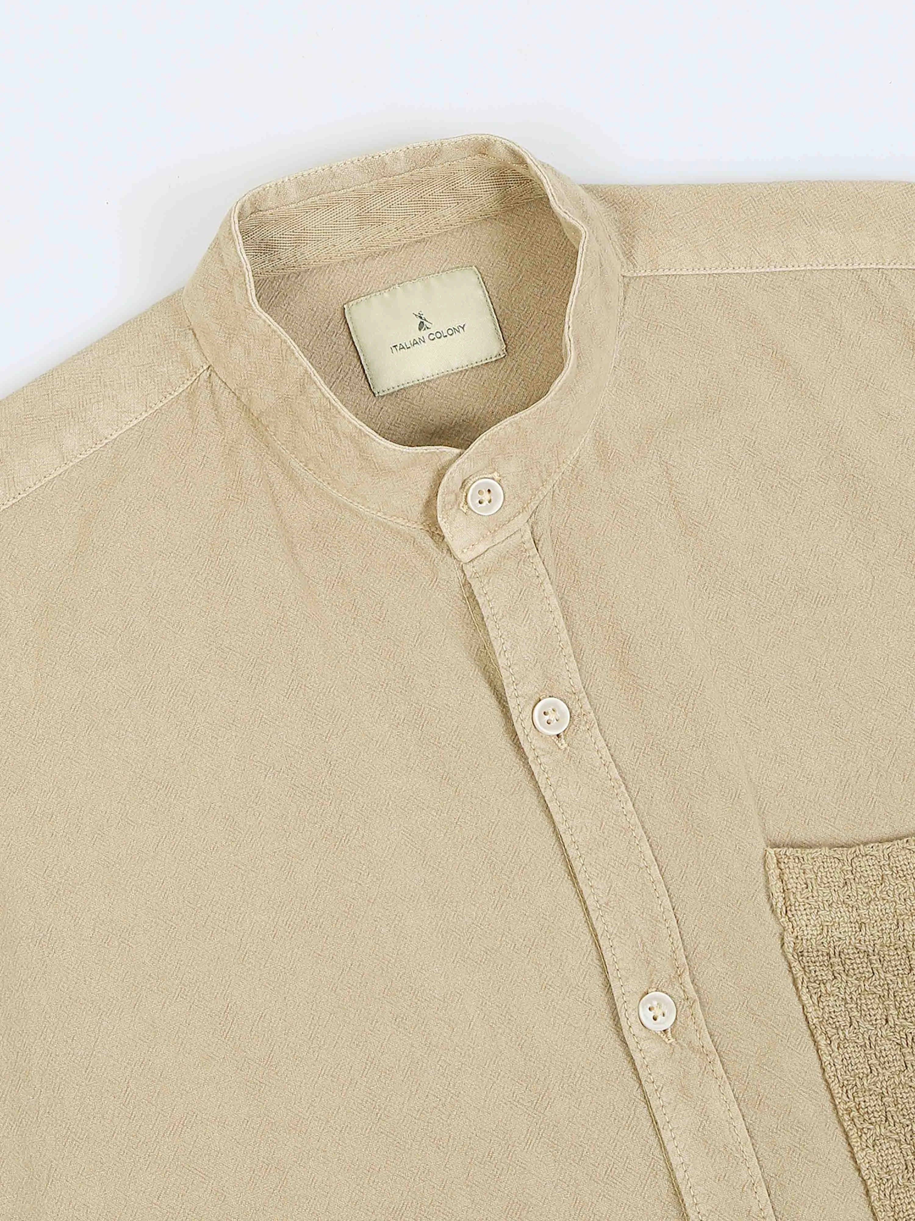 Elevated Essentials Comfort Shirt In Cream