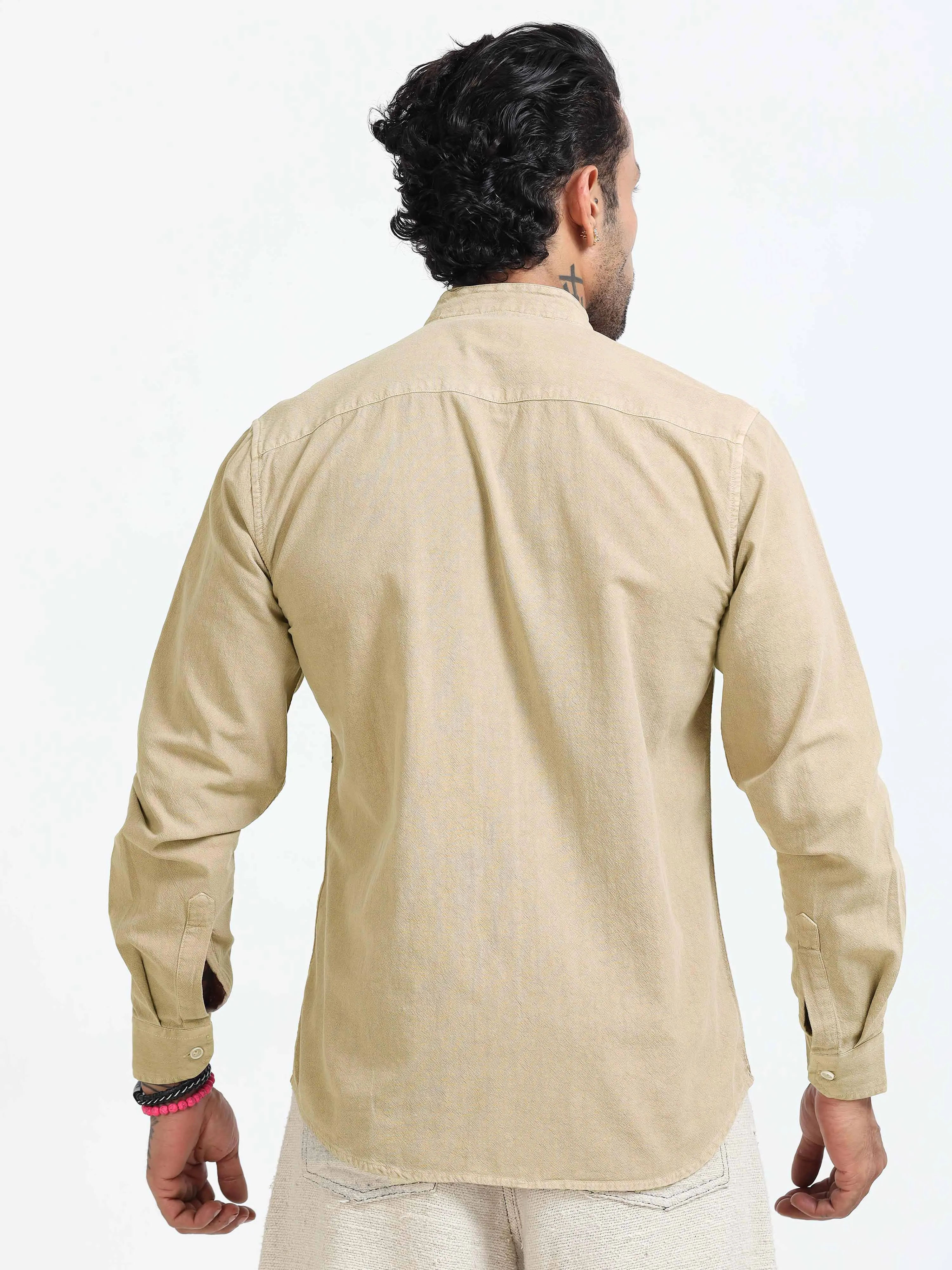 Elevated Essentials Comfort Shirt In Cream