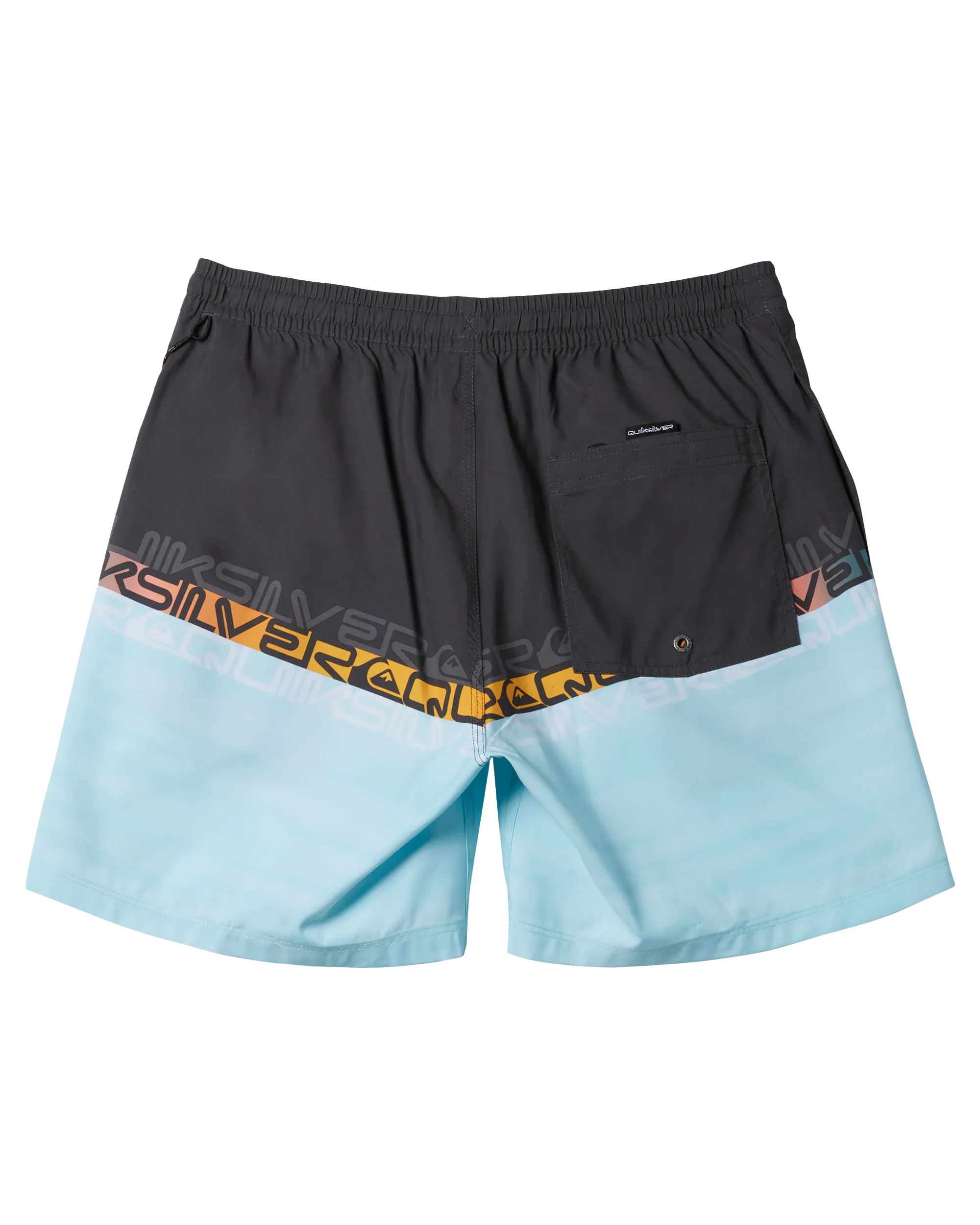 Everyday Wordblock Volley Shorts in Tarmac