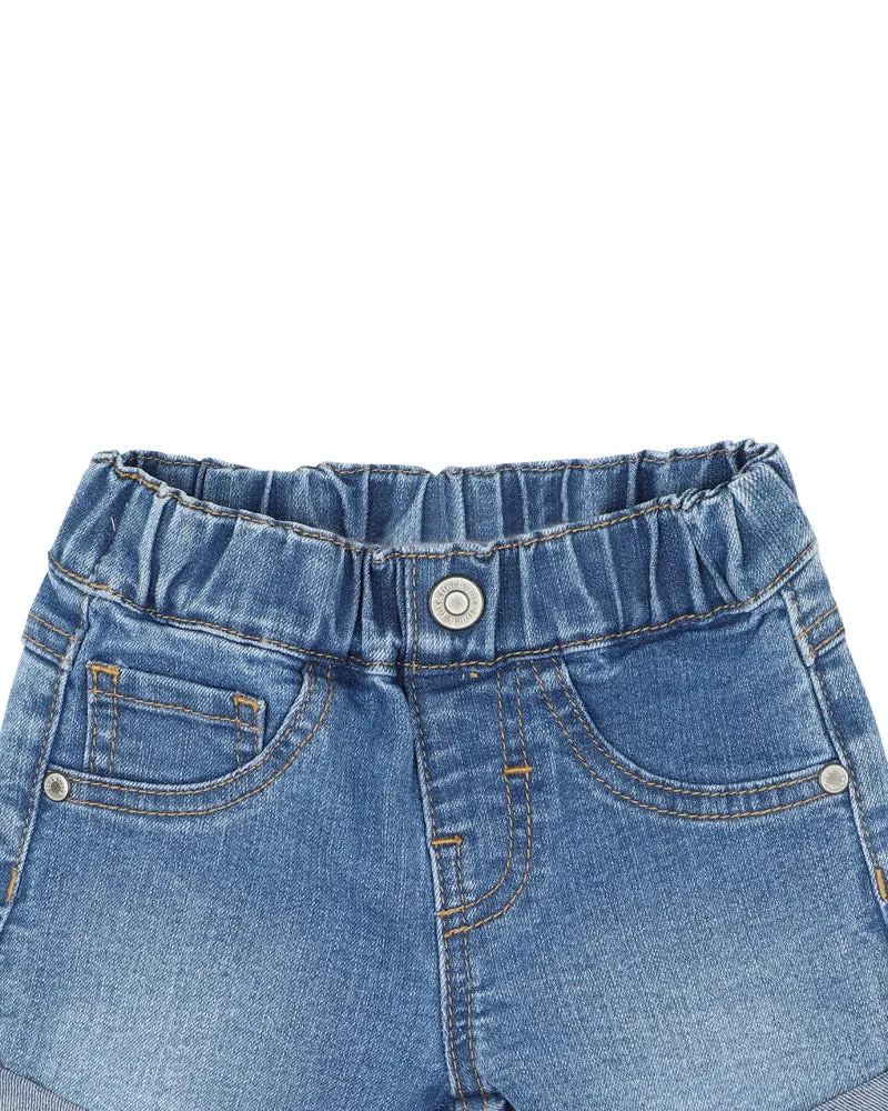 FOX & FINCH BLUE DENIM BABY SHORT