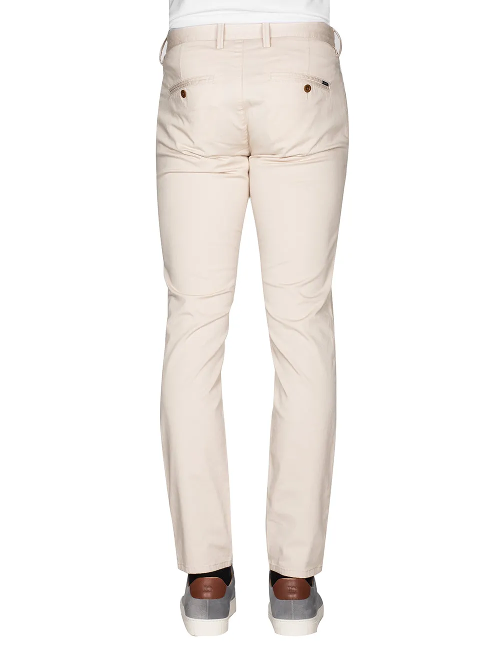 Hallden Slim Fit Twill Chinos Putty