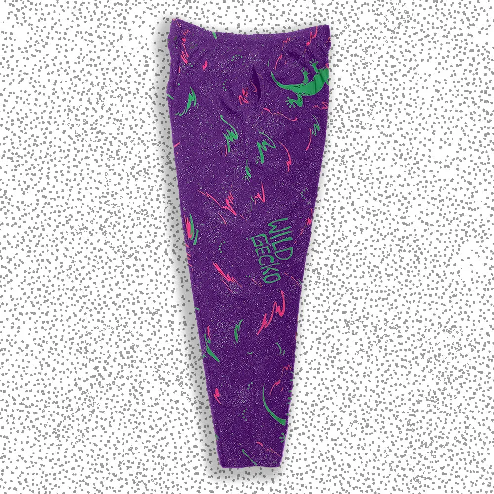 Iconic 1988 Wild Gecko Multiverse Beach Pants - Purple