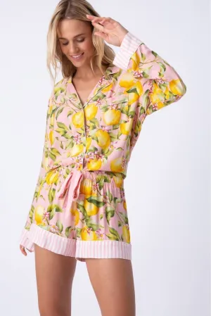 In Full Bloom Lemon Shorts