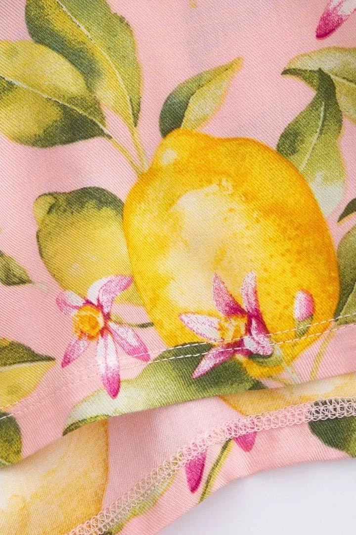 In Full Bloom Lemon Shorts