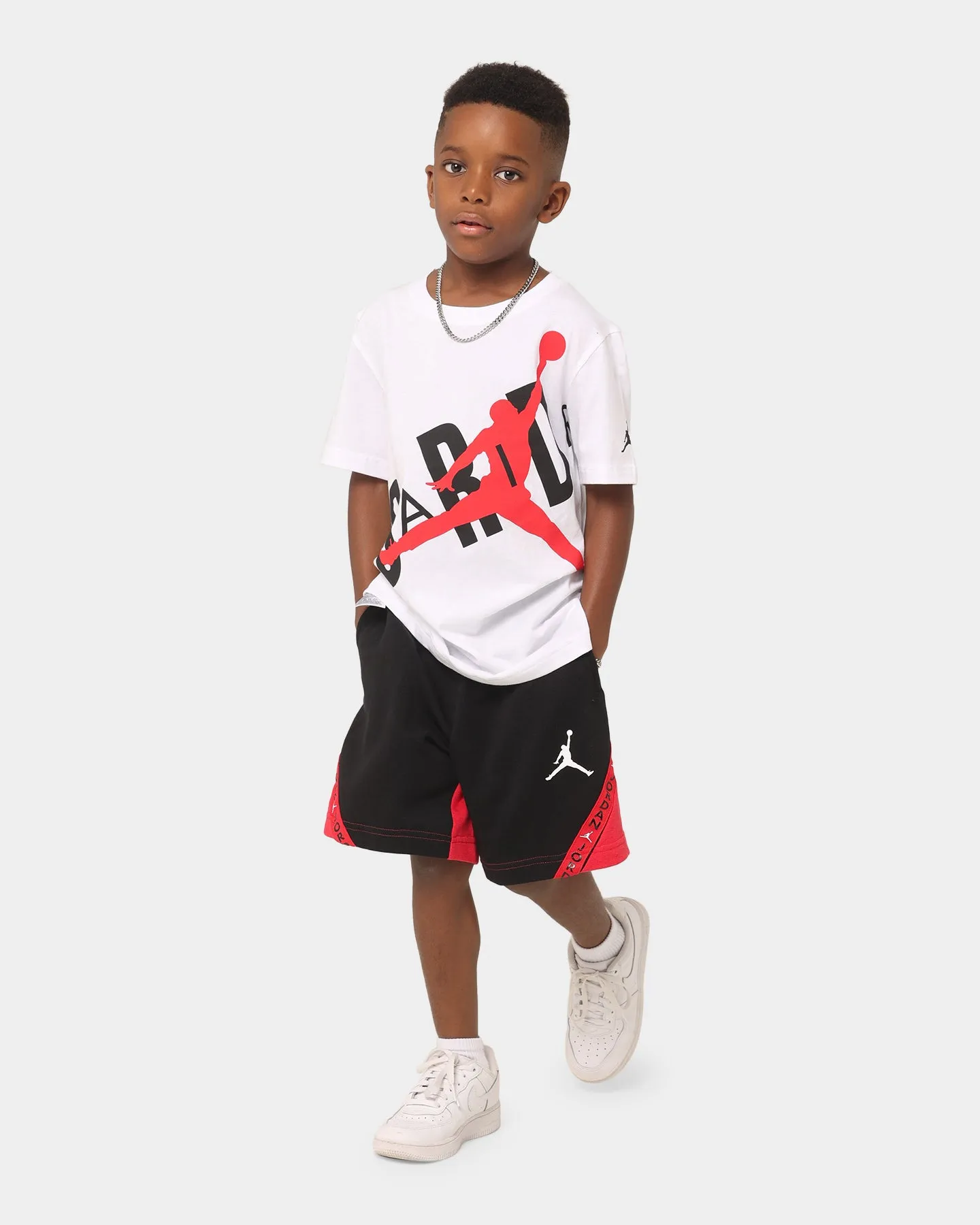 Jordan Kids' Vertical Tape FT Shorts Black