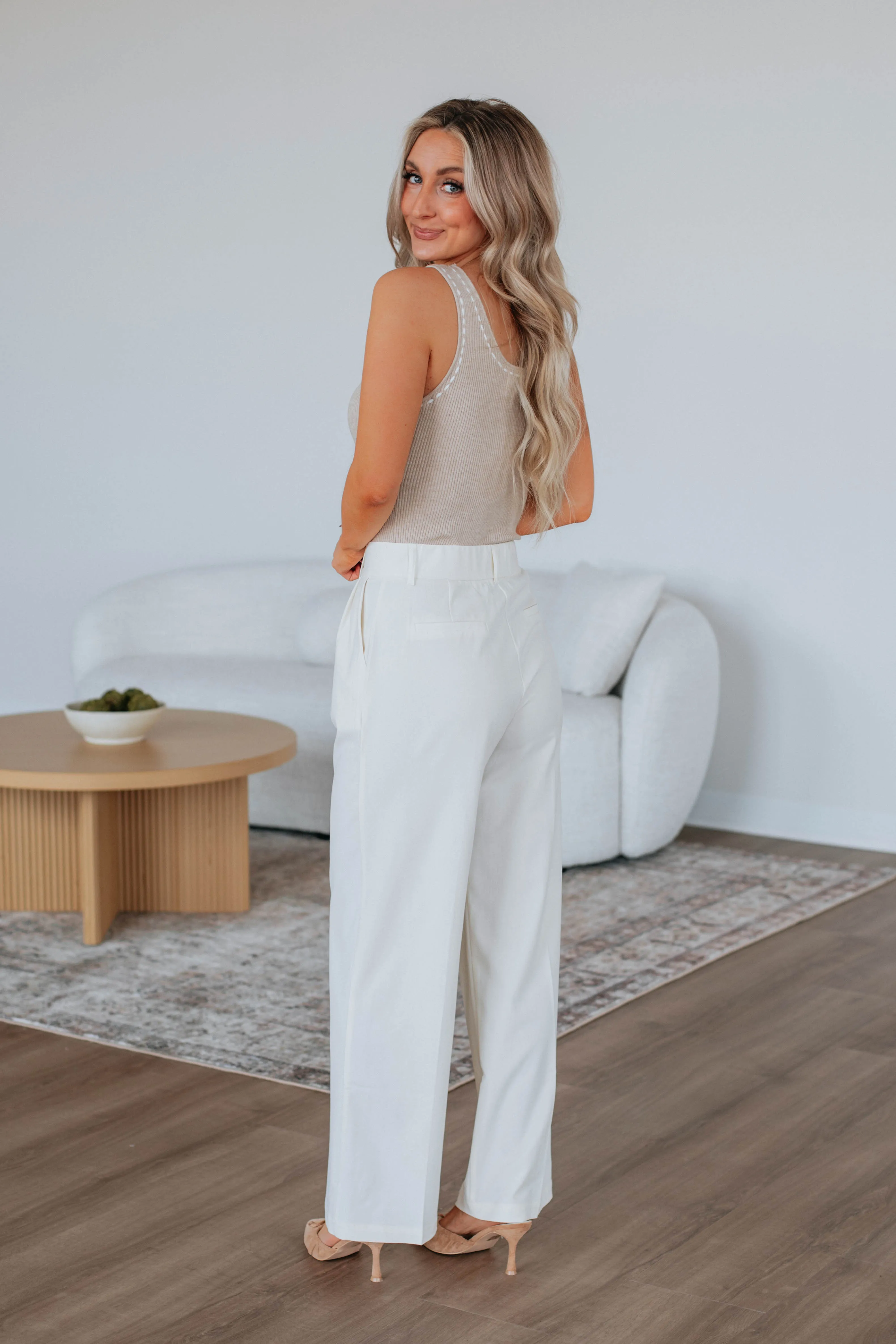 Kendra Trousers - Ivory