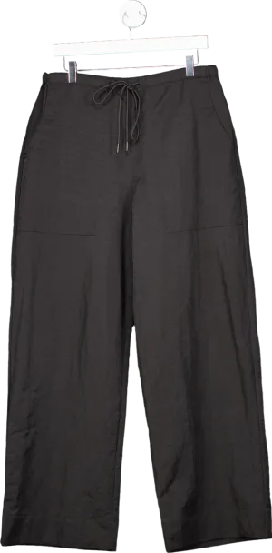 LE Black Drawstring Trousers UK S/M