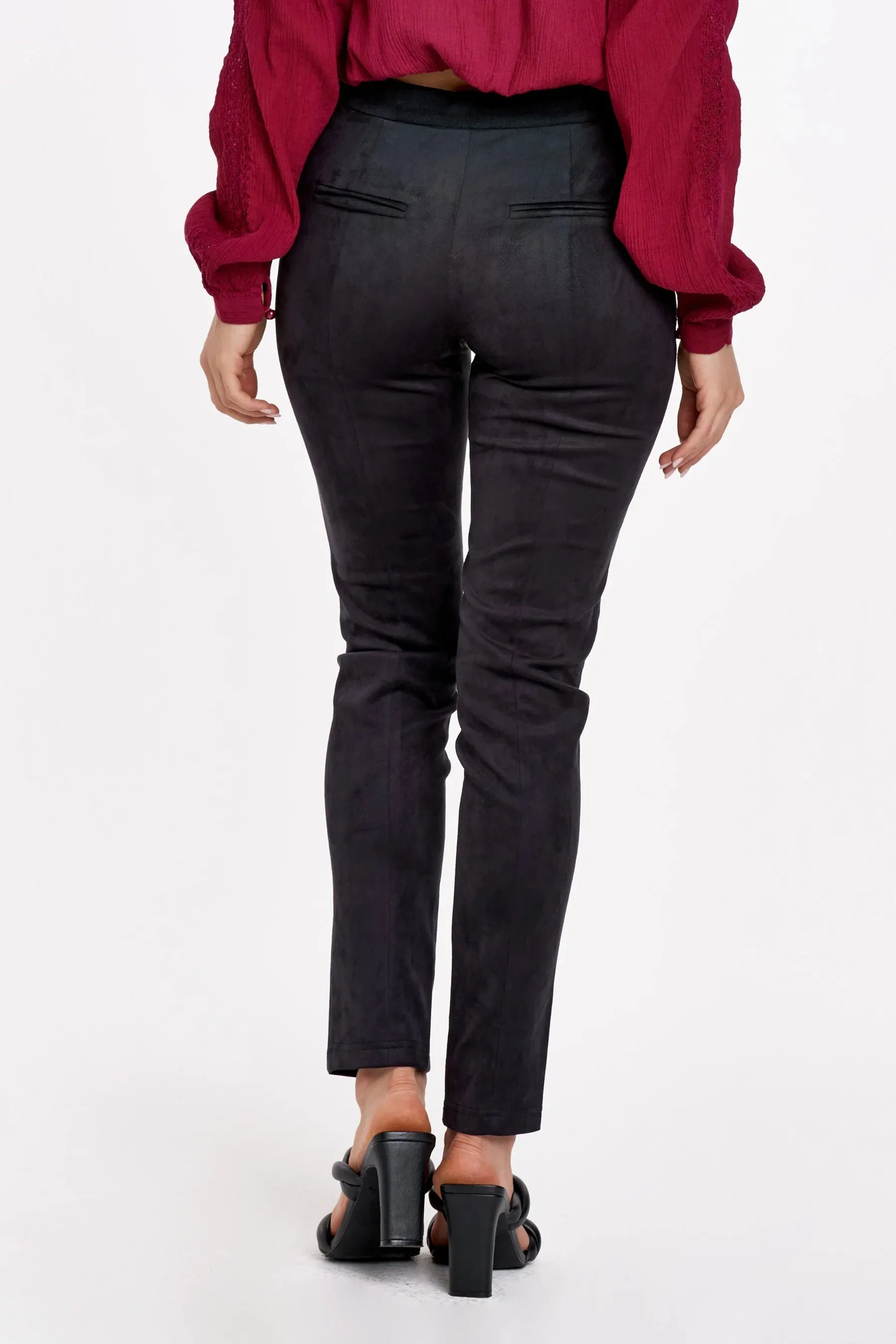 Lenon Slim Suede Pants