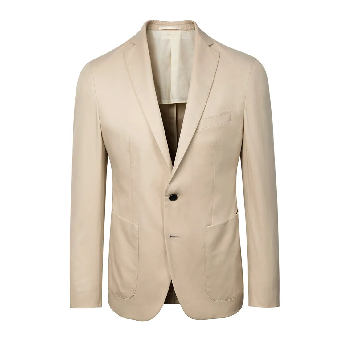 LIGHT STRETCH COTTON JACKET - BRISBANE MOSS