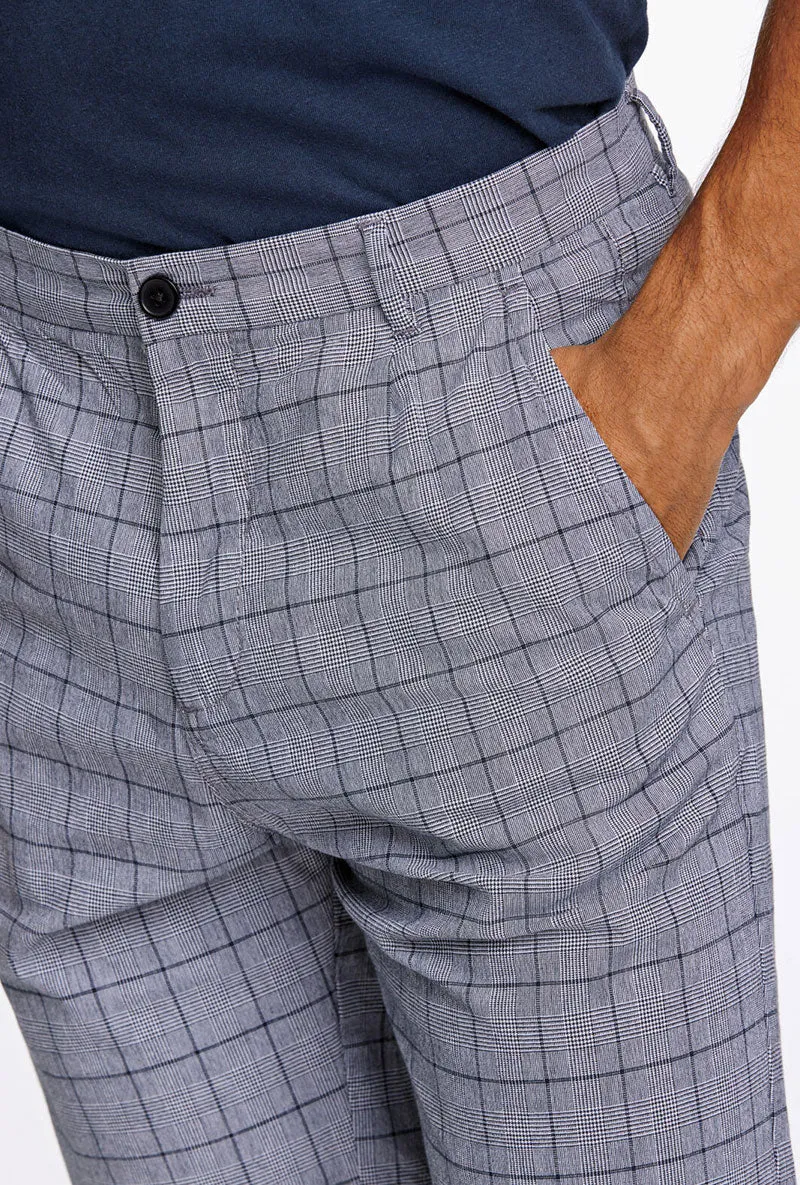 LINDBERGH RELAXED FIT CHECK SHORTS