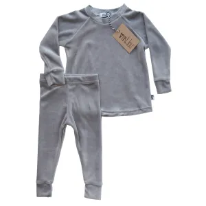 Lounge Set - Grey Velour