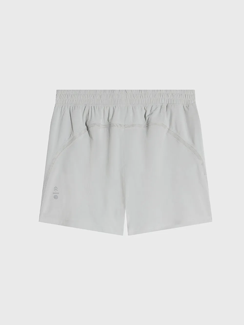 LULULEMON SEAL GREY PACE BREAKER SHORT 5" LL