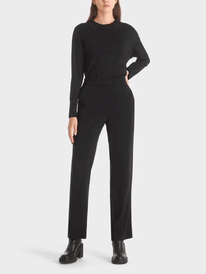 Marc Cain Collections T Black Pull On Trousers TC 81.61 W19 COL 900