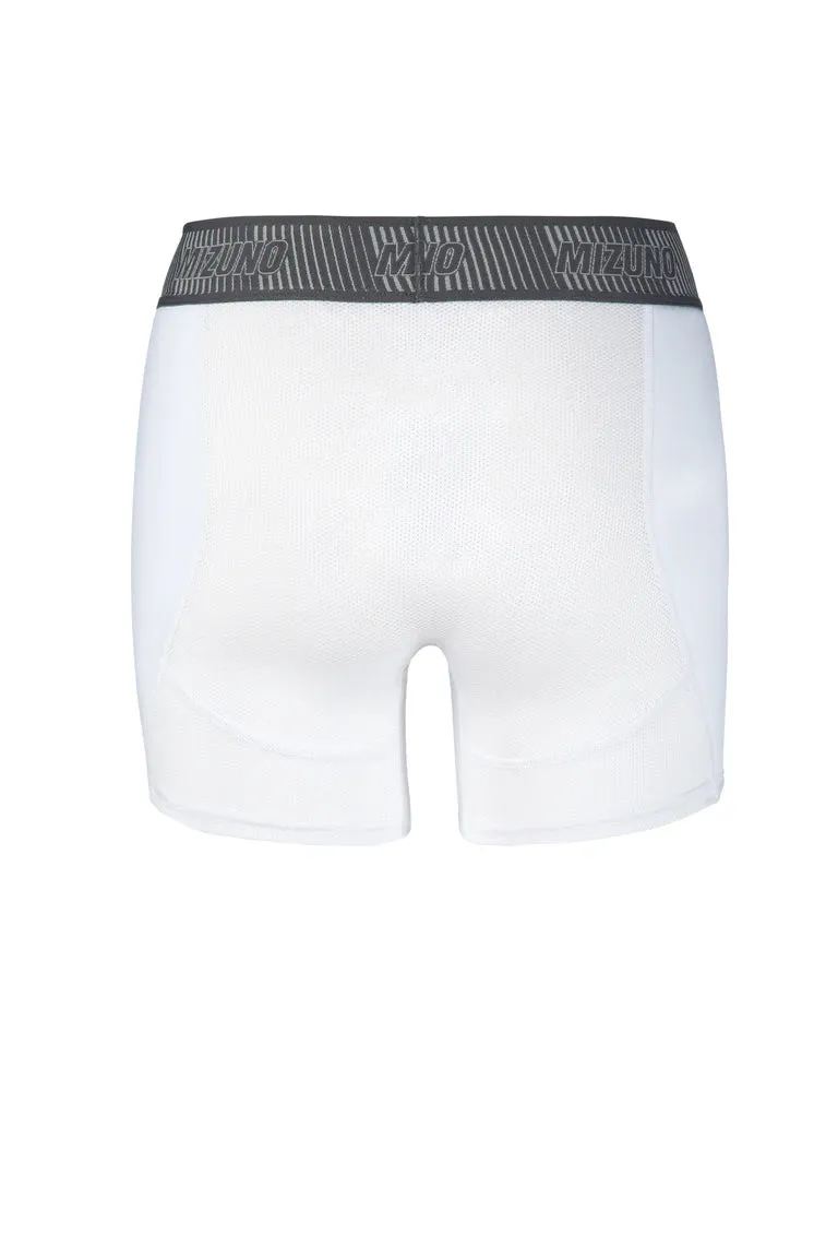 Mizuno Youth Aero Vent Padded Sliding Shorts-White-L