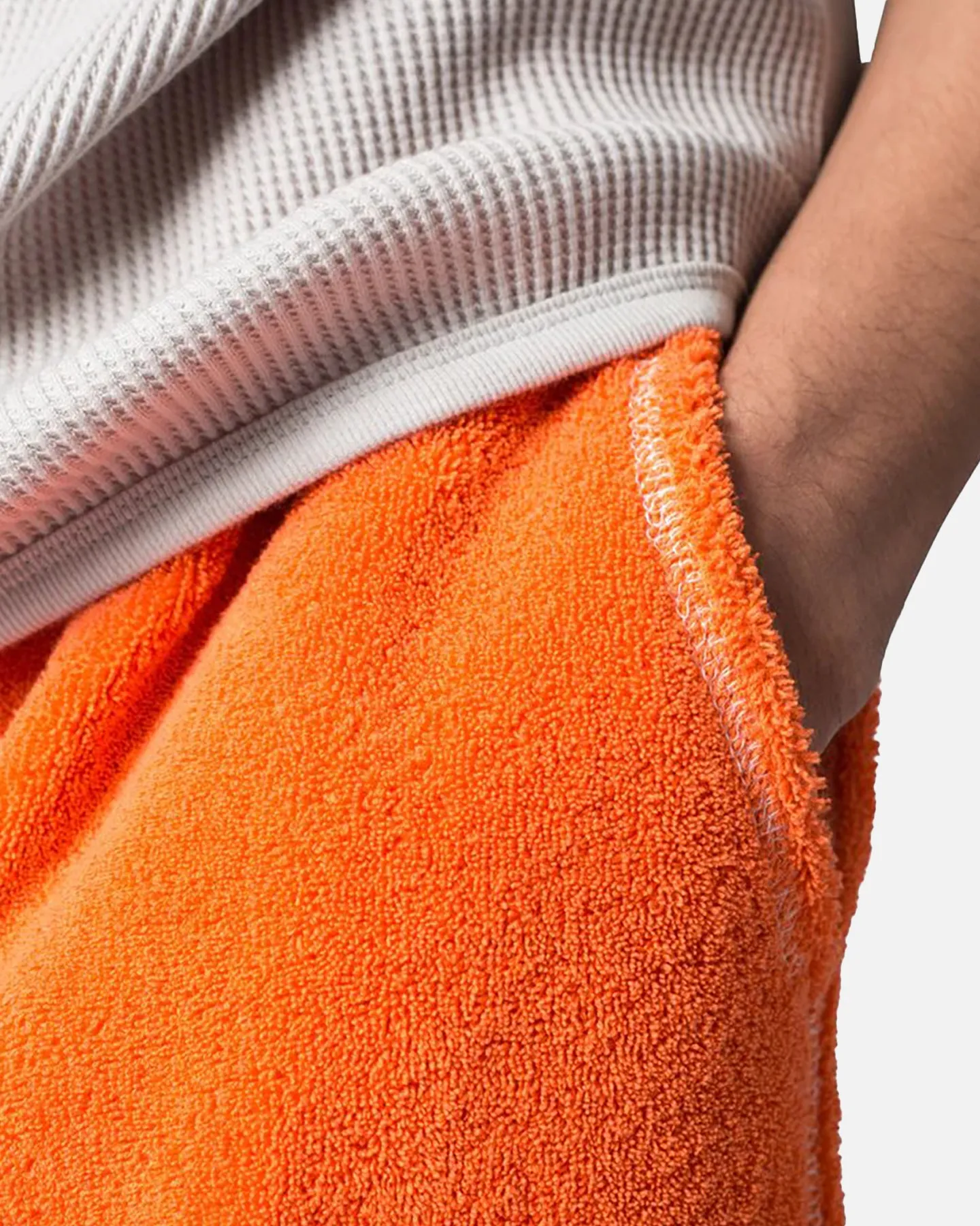 MNML Terry Cloth Shorts Orange