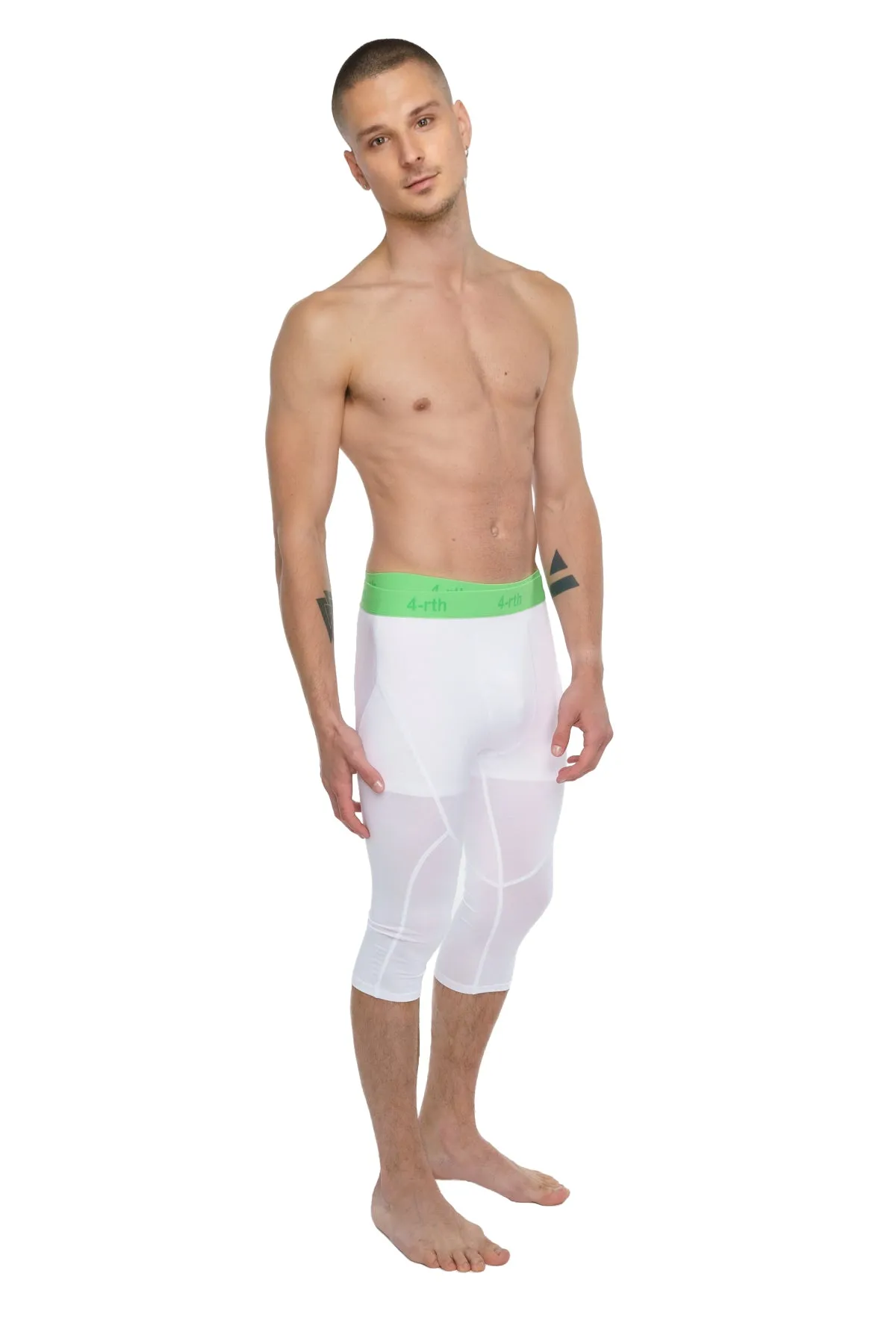 Performance Yoga Leggings - 3/4 (Arctic White)