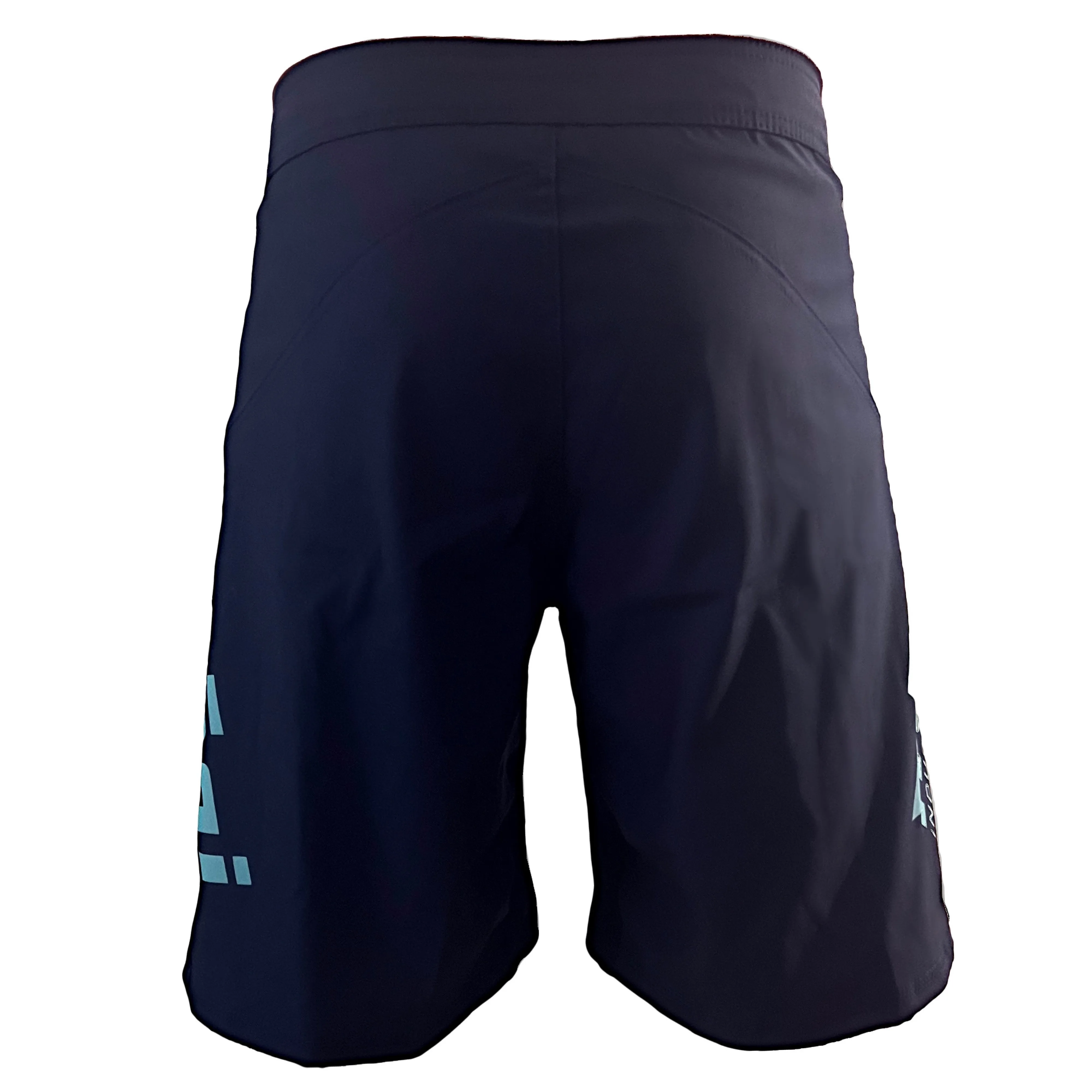 Phantom 4.0 Fight Shorts - Midnight Navy & Teal - MADE IN USA