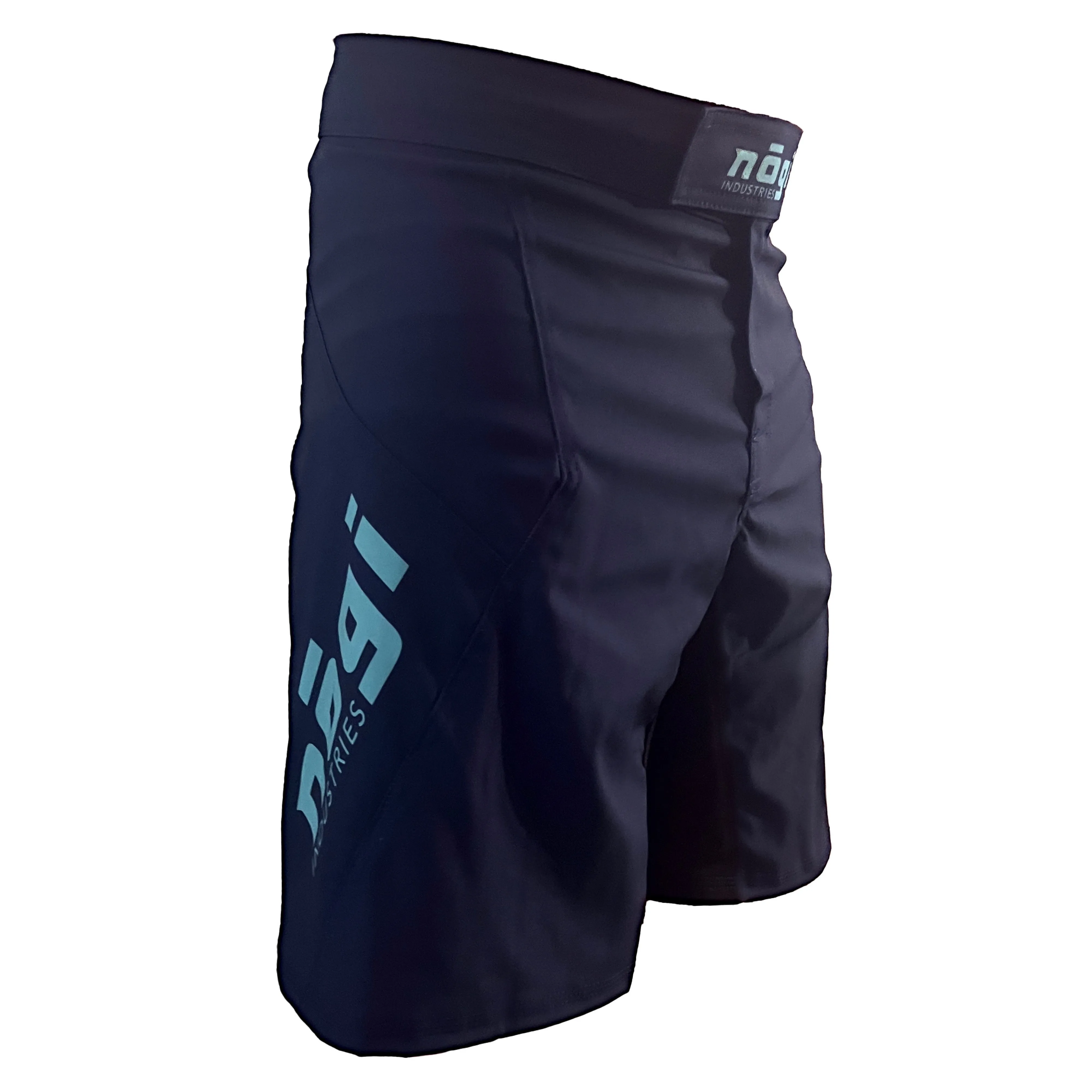 Phantom 4.0 Fight Shorts - Midnight Navy & Teal - MADE IN USA