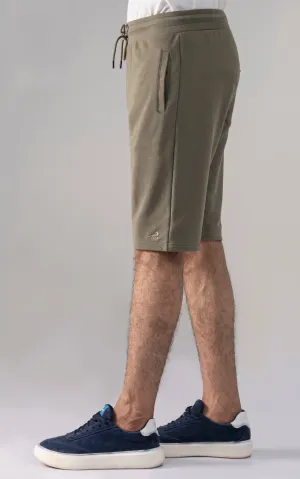 PIQUE TERRY SHORTS OLIVE