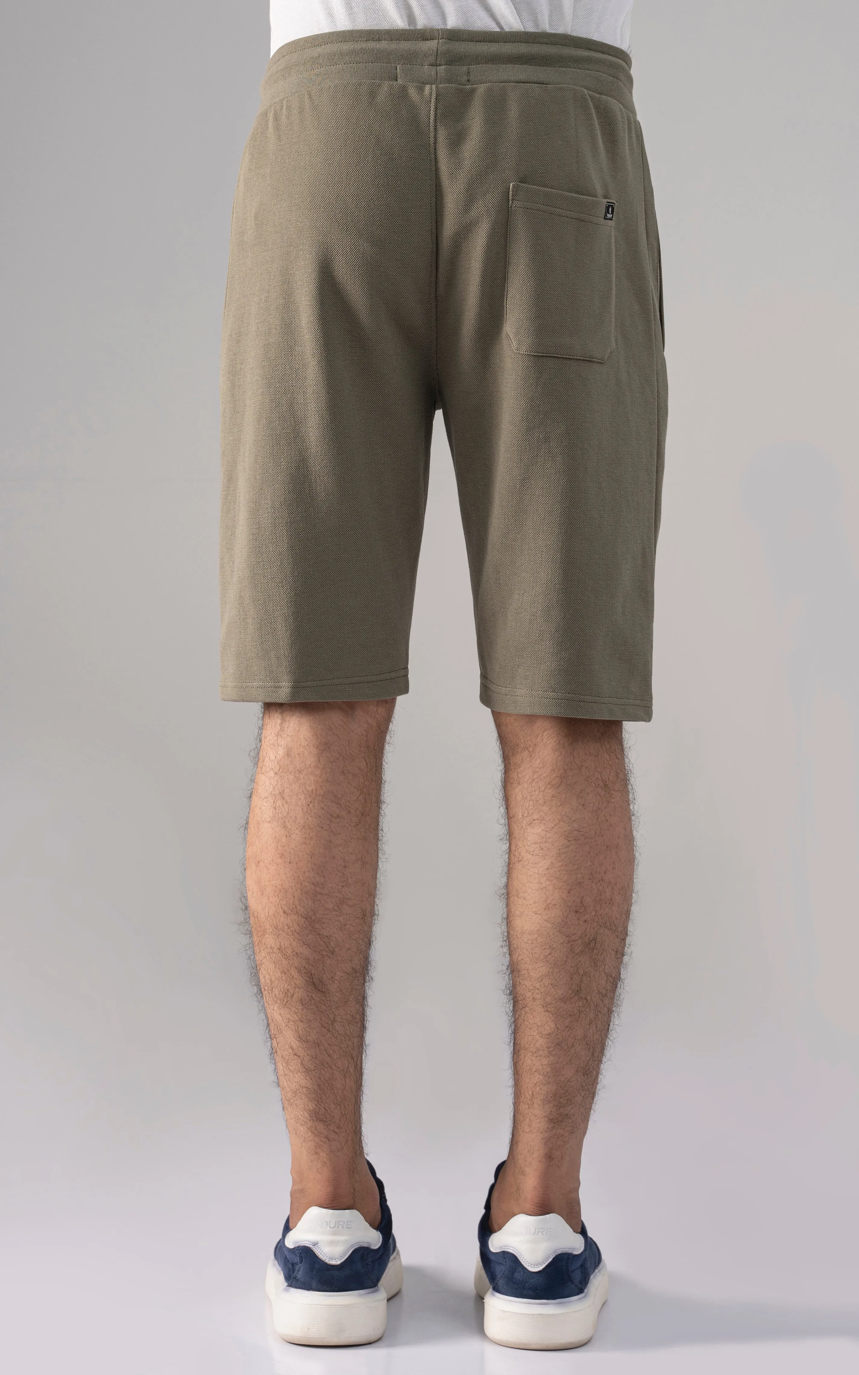 PIQUE TERRY SHORTS OLIVE