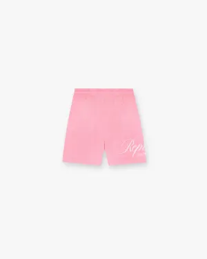 Represent Owners Club Script Mesh Shorts - Pink