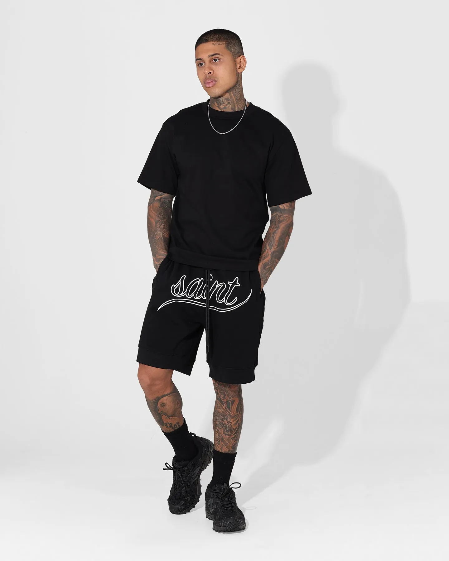 Saint Morta Torrent Basketball Shorts Black