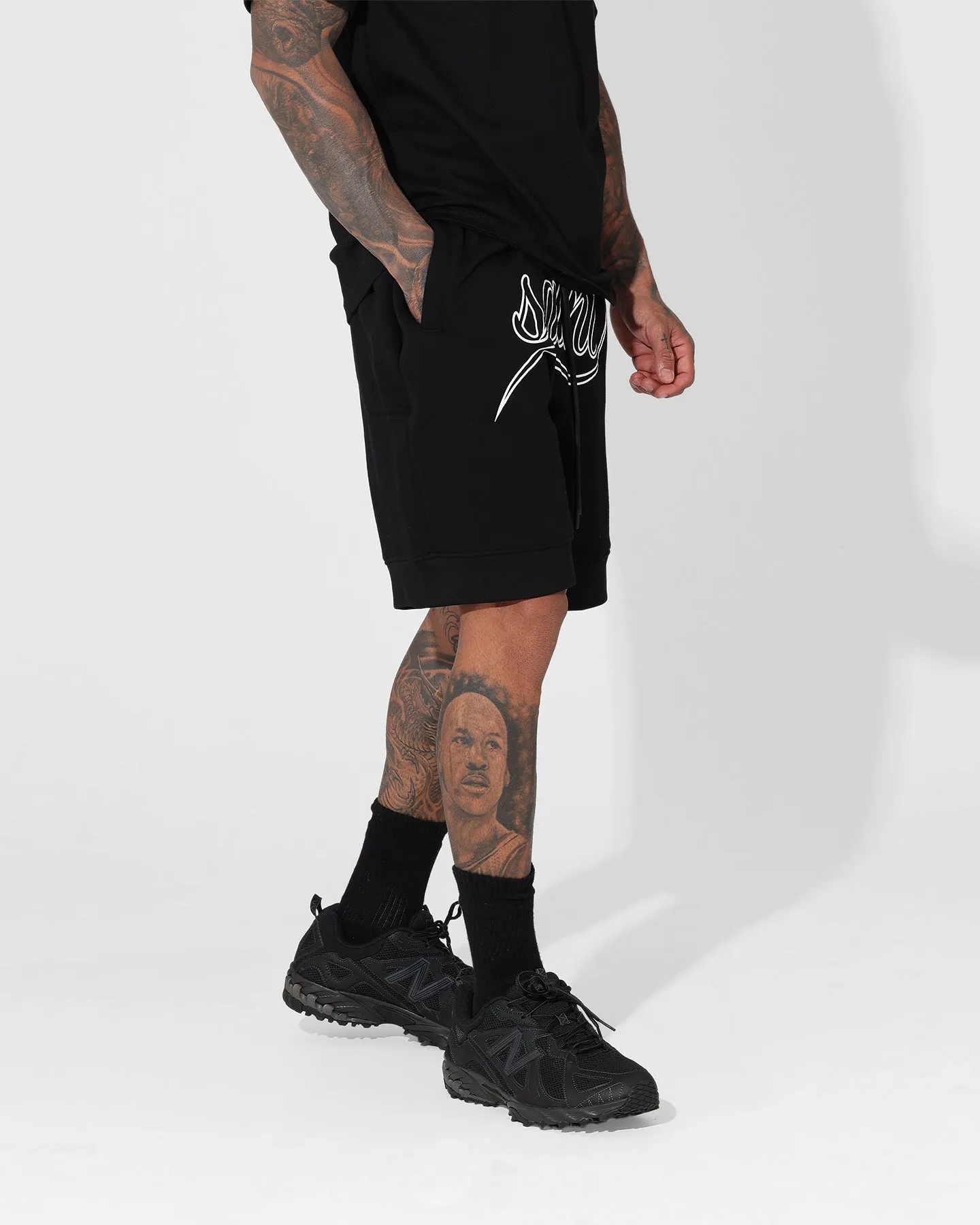 Saint Morta Torrent Basketball Shorts Black