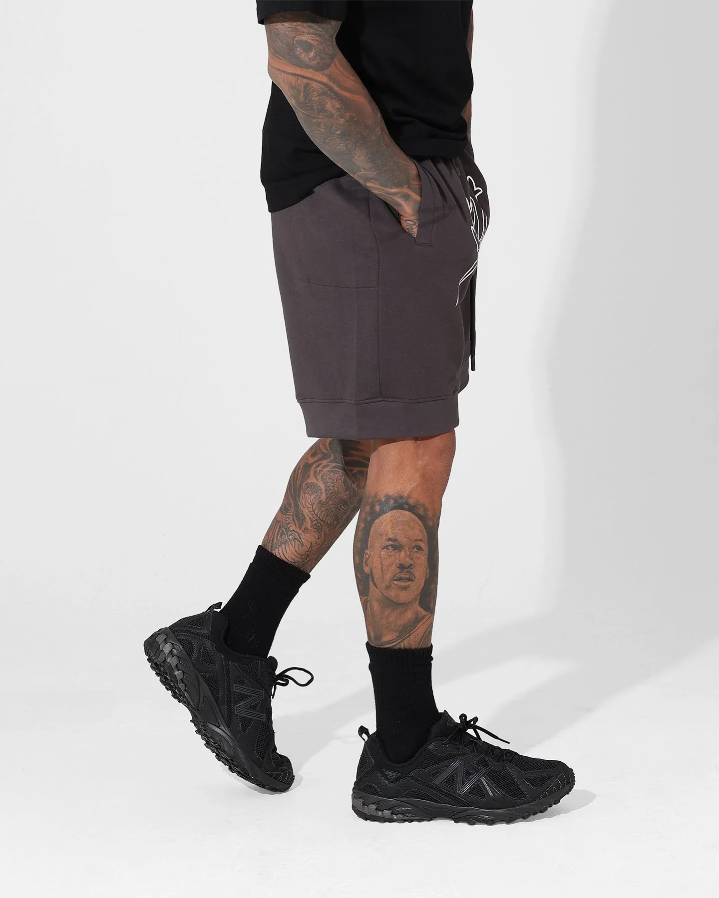 Saint Morta Torrent Basketball Shorts Dark Grey