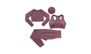 Seamless Three-Piece Bra Set