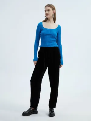 SILKINC Silk-Velvet Tapered Bottoms