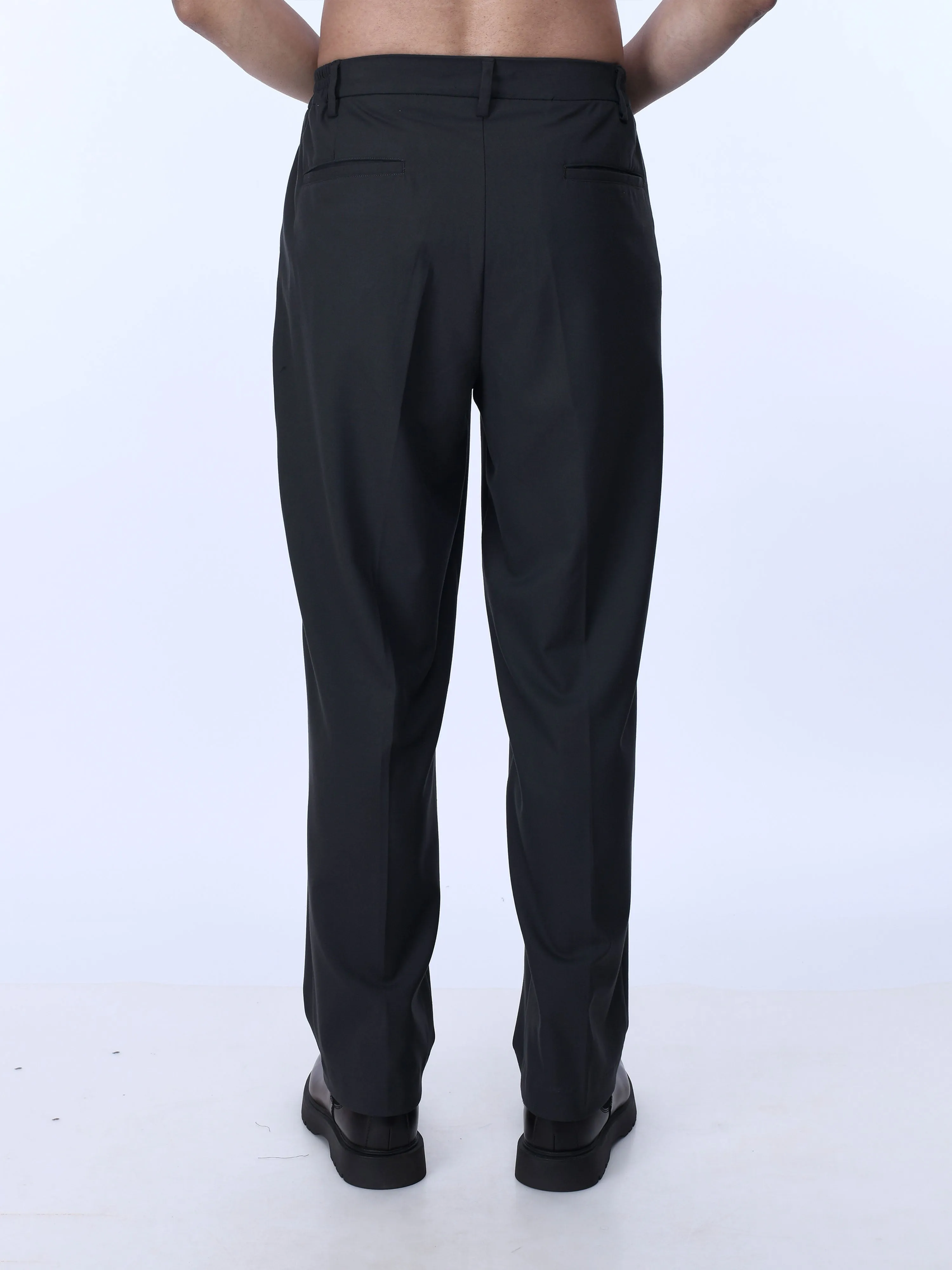 Soft Miracle Dark Grey Relaxed Trousers