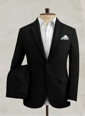 Solbiati Black Seersucker Suit