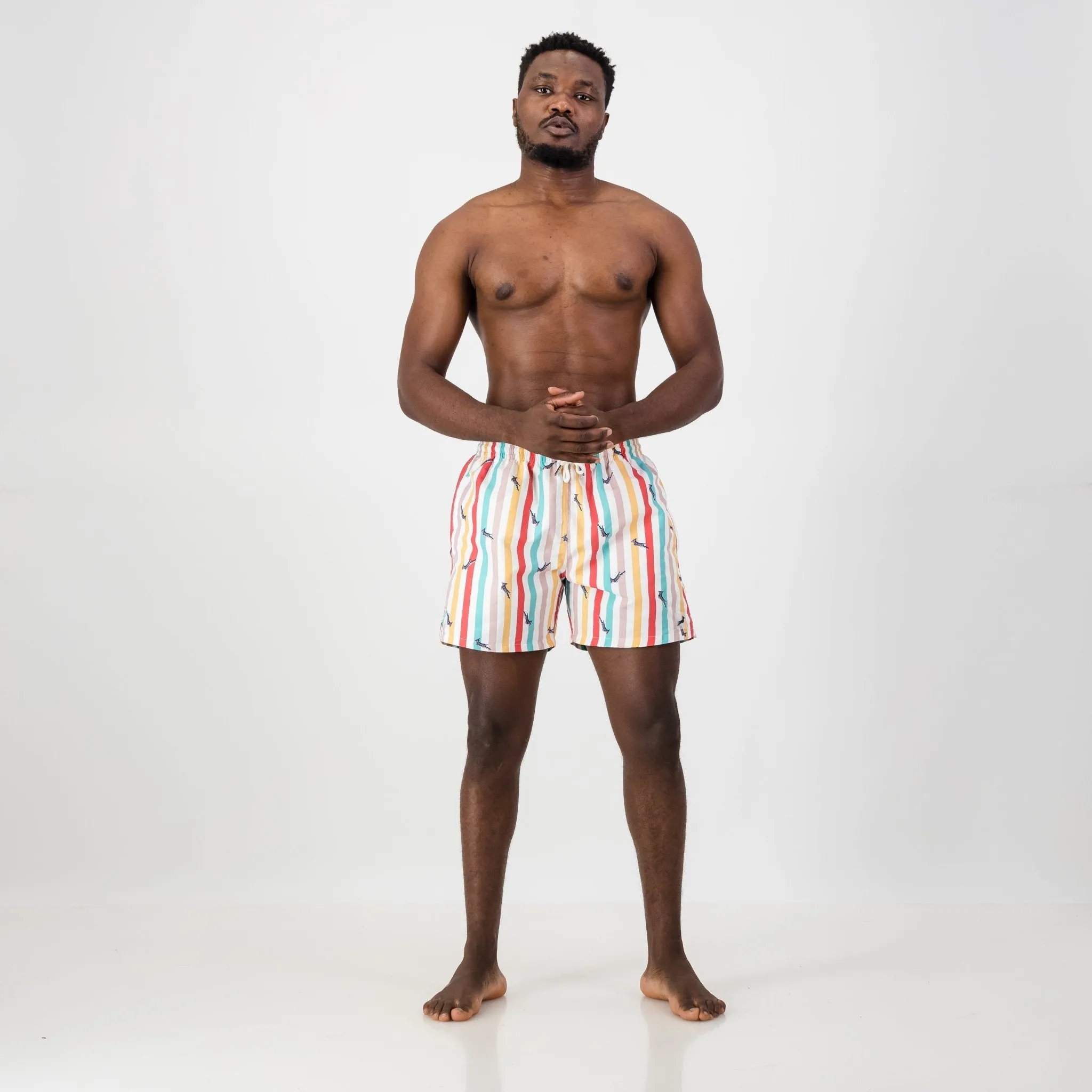 Springboks Candy Stripe Swim Short